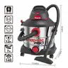 Shop-Vac 8 Gallon 6.0 Peak HP Wet/Dry Vacuum, Stainless