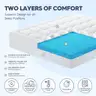 ELEMUSE King Size Dual Layer 3 Inch Memory Foam Mattress