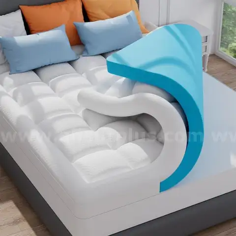 ELEMUSE King Size Dual Layer 3 Inch Memory Foam Mattress
