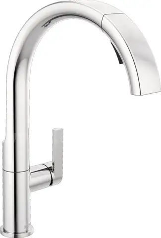 Delta Keele Chrome Kitchen Faucet with Pull Down Sprayer