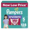 Pampers Cruisers 360 Pull Up Diapers, Size 5 - 128 Count