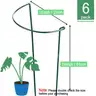 HiGift 6 Pack 24 Inch Plant Stakes 10&#x22; Wide x 24&#x22; High