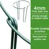 HiGift 6 Pack 24 Inch Plant Stakes 10&#x22; Wide x 24&#x22; High