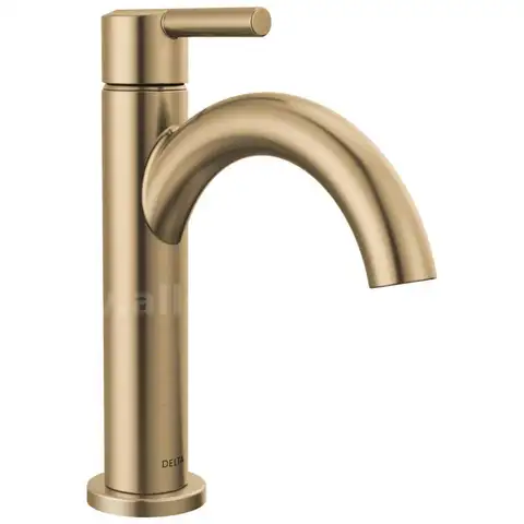 Delta Nicoli Brushed Gold Bathroom Faucet 1 Hole Single