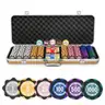ORIENGEAR Poker Chip Set with Denominations 500 PCS with 14