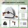 Giraffe Tools Retractable Hose Reel with 1/2 Inch x 100FT
