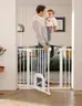 Babelio Baby Gate with Adjustable Cat Door29-43&#x22; Auto