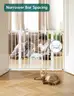 Babelio Baby Gate with Adjustable Cat Door29-43&#x22; Auto
