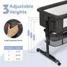 3-in-1 Bedside Bassinets for Baby