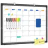 Dry Erase Calendar Whiteboard for Wall 24&#x22; x 18&#x22; Magnetic
