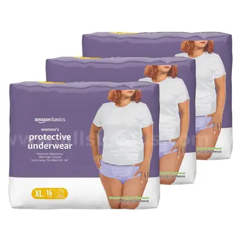 Incontinence Underwear for Women, Protective, Disposable