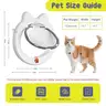 Decormax Cat Door with 4 Way LockWeatherproof Pet Door for