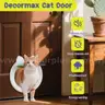 Decormax Cat Door with 4 Way LockWeatherproof Pet Door for