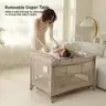 5 in 1 Pack and Play Baby Bassinet Bedside Sleeper Baby