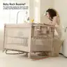 5 in 1 Pack and Play Baby Bassinet Bedside Sleeper Baby