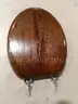 Angel Shield Durable Wood Veneer Natural Toilet Seat Metal