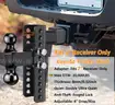 Adjustable Trailer Hitch -Drop Hitch-Tow Hitch Fits 2&#x22;
