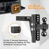 Adjustable Trailer Hitch -Drop Hitch-Tow Hitch Fits 2&#x22;