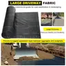 DWALE Driveway Fabric13x115 ft Road Fabric Commercial Weed