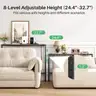 Kitstorack 2-Pack Narrow Console Table with Adjustable