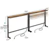 Kitstorack 2-Pack Narrow Console Table with Adjustable