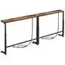 Kitstorack 2-Pack Narrow Console Table with Adjustable