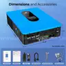SUNGOLDPOWER 6500W 48V Solar Inverter Split PhaseBuilt-in