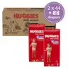 Huggies Little Movers Baby Diapers, Size 7 - 88 Count