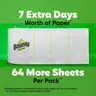 Bounty Paper Towels Quick Size White 16 Family Rolls 40