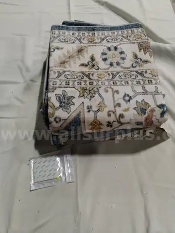 Vintage Living Room Area Rug 8x10 - Large Soft Washable