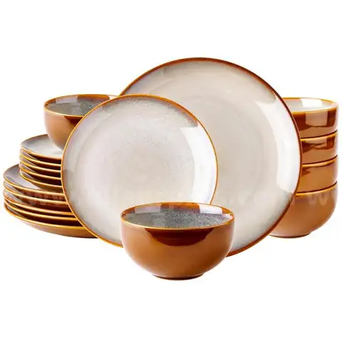 LeRatio Ceramic Dinnerware Sets for 618-Piece Plates