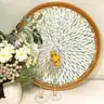 i-lan 18&#x22; Round Decorative Rattan Serving Platter