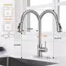 Touchless Kitchen Faucet with Pull Down Sprayer Motion