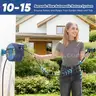 Tuzoc Retractable Garden Hose Heavy Duty Wall-Mounted Hose