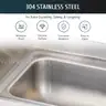 WILPREP Commercial Stainless Steel Sink for Hand Washing