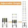 Telescoping Extension Ladder 12.5 FT Folding Telescopic