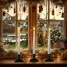 Homemory Wax Window Candles with Remote Timer, Dimmer