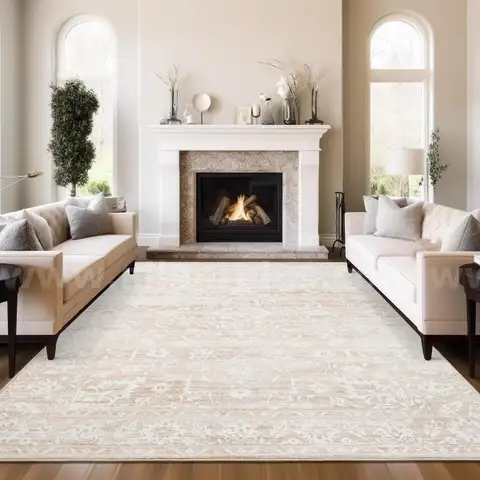 Soalmost 10'x14' Washable Area Rug