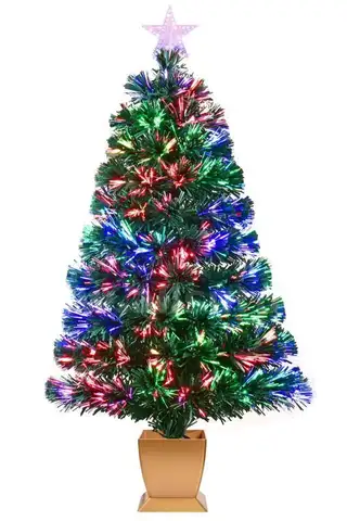 3ft Green Fiber Optic Christmas Tree,Pre-Lit Artificial