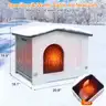 Rockever Insulated Plastic Outdoor Cat House