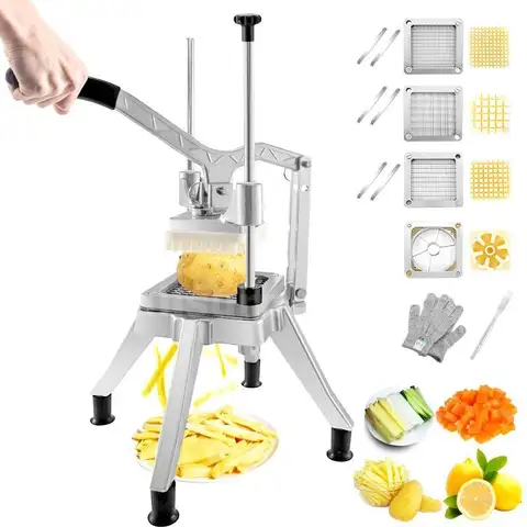 VEVOR Commercial Vegetable Chopper with 4 Replacement Blades