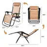 Elevon Set of 2, Zero Gravity Chair with Cup Holder