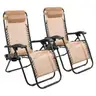 Elevon Set of 2, Zero Gravity Chair with Cup Holder
