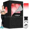 KASUE Infrared Sauna Box Portable Steam Sauna with 3L