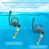 Mini Scuba Tank with Snorkel Mask 0.5L Inflatable Scuba