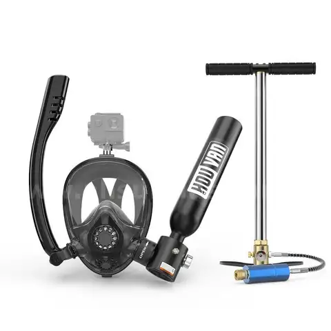 Mini Scuba Tank with Snorkel Mask 0.5L Inflatable Scuba