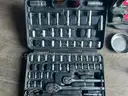 Assorted Skil power tools, Socket set &#x26; wrenches
