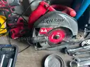 Assorted Skil power tools, Socket set &#x26; wrenches