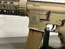 Lancer Tactical LT-15T-G2 M4 CQB-SD Gen2 AEG Airsoft Rifle - Upgraded Gen 2-Includes High Cap Mag, FDE/TAN -WILL SHIP