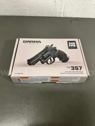 Brand New Barra The 357 2.5 Inch BB Gun Revolver, Air Gun, CO2 Pistol, .177 Caliber BB Pistols, Gunmetal-WILL SHIP